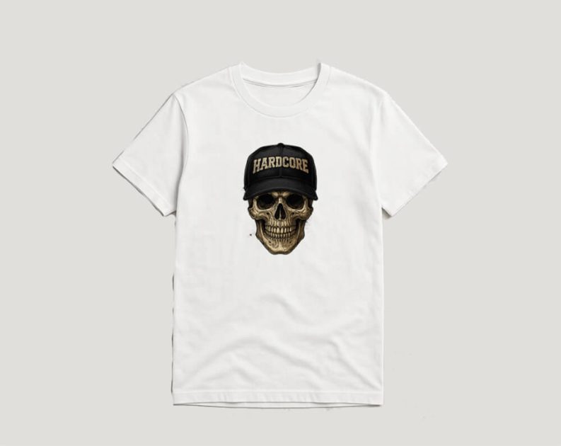 Hardcore Skull Tshirt