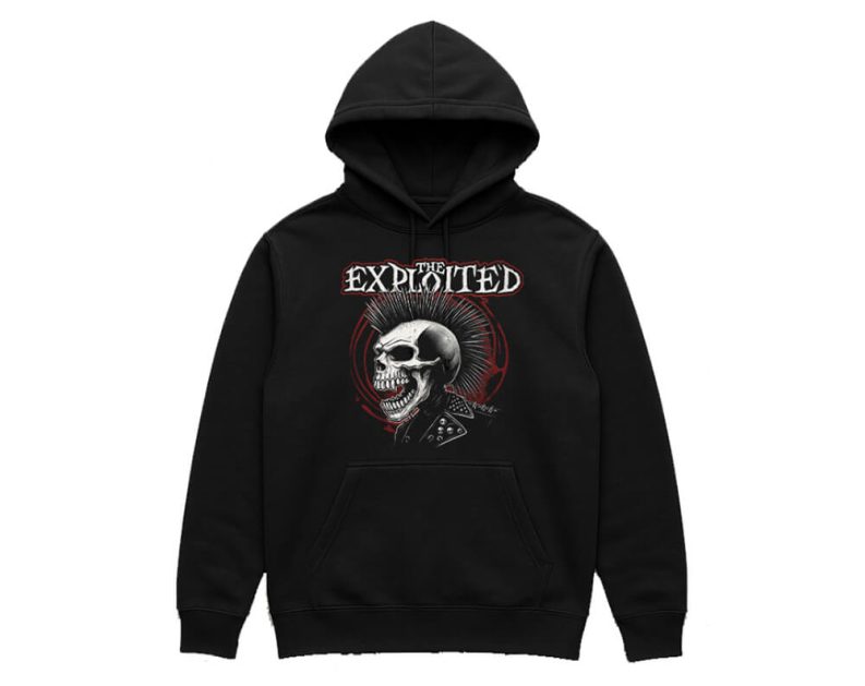 Angry Punk Head Hoodie