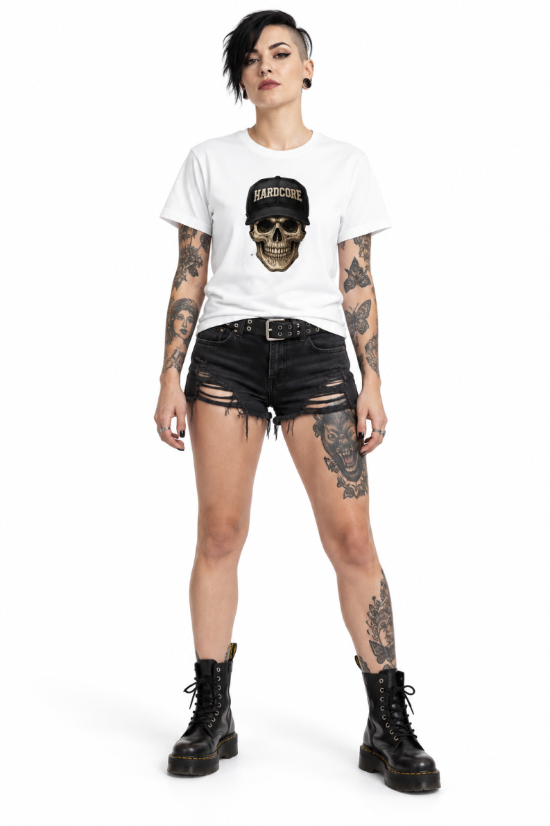 Hardcore Skull Tshirt