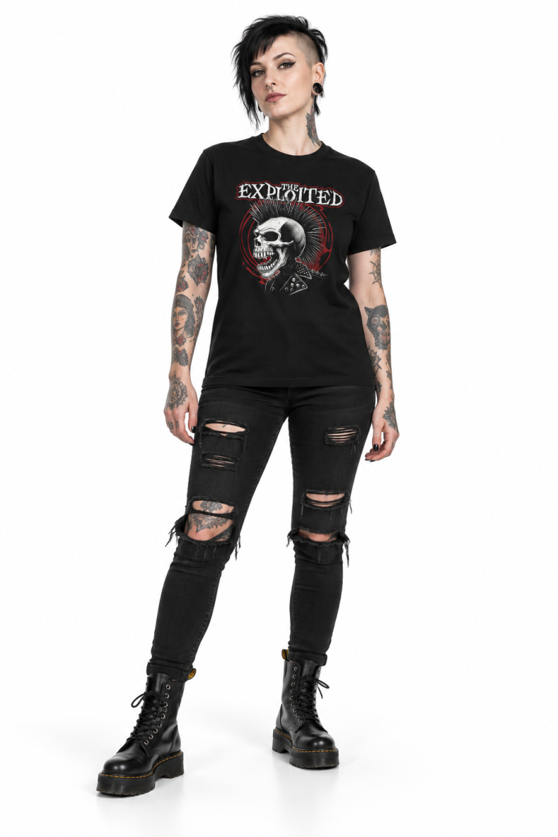 Angry Punk Head Tshirt