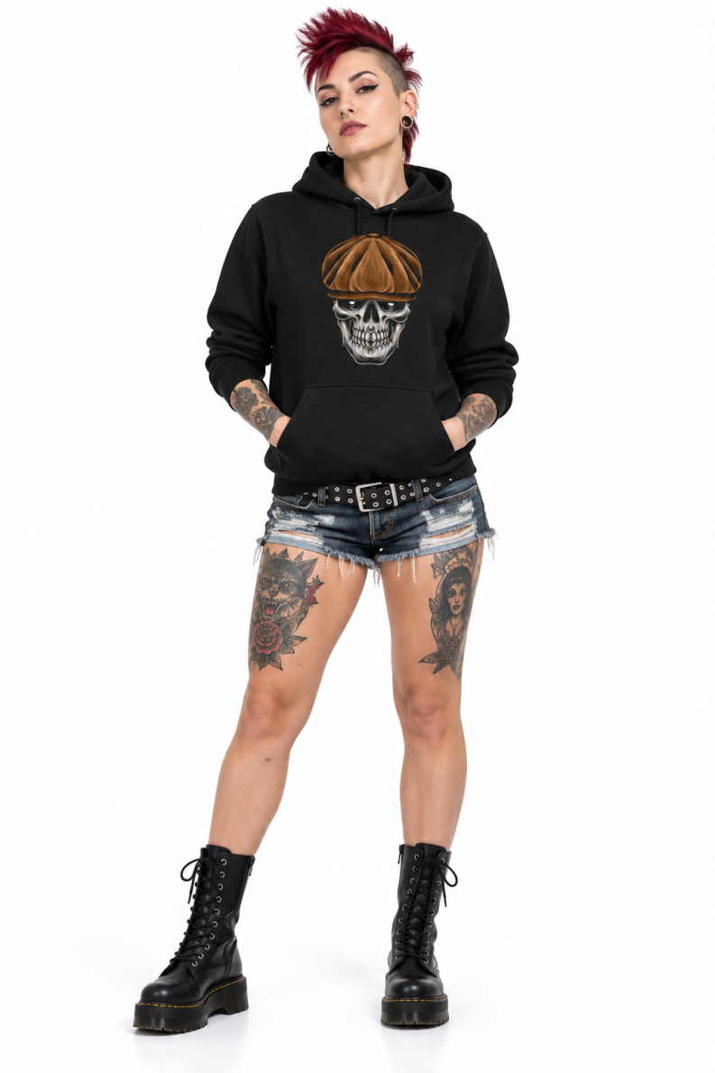 Beret Skull Hoodie