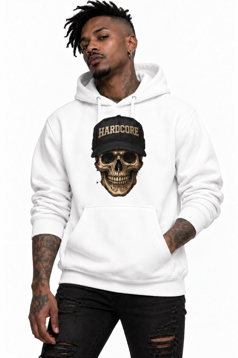 Hardcore Skull Hoodie
